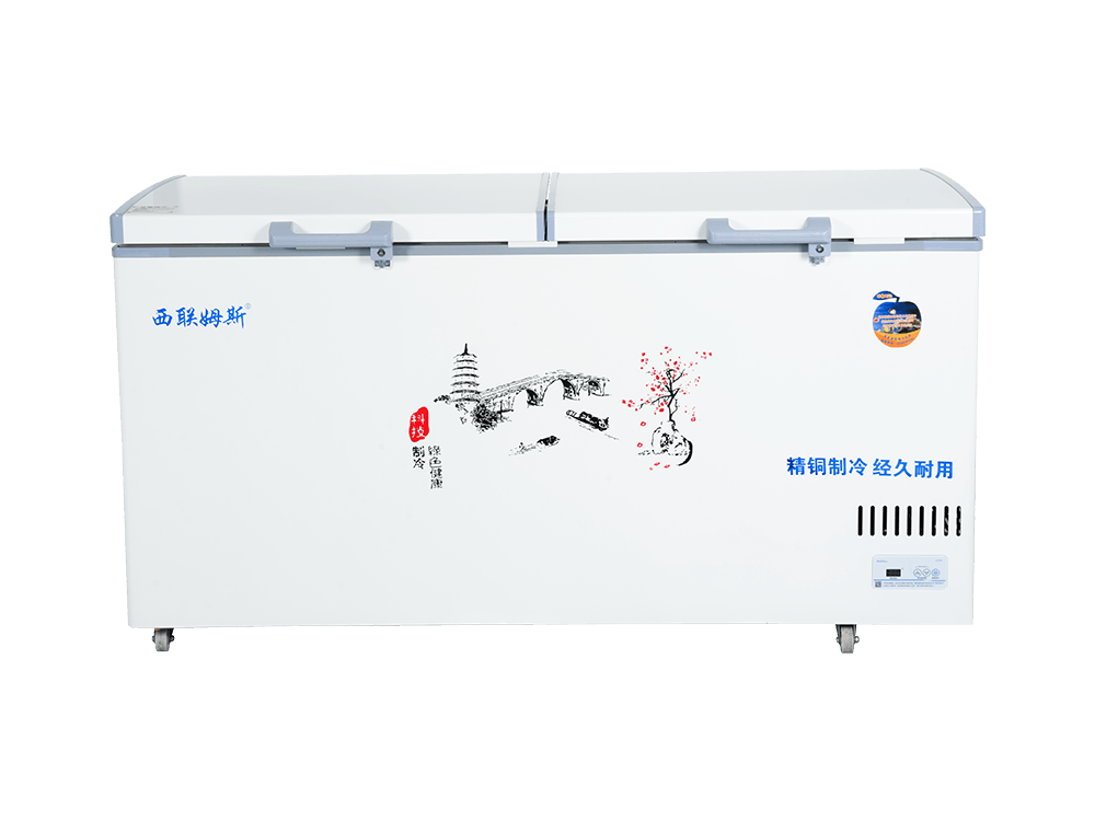 Double-door upright dual-temperature standard freezer